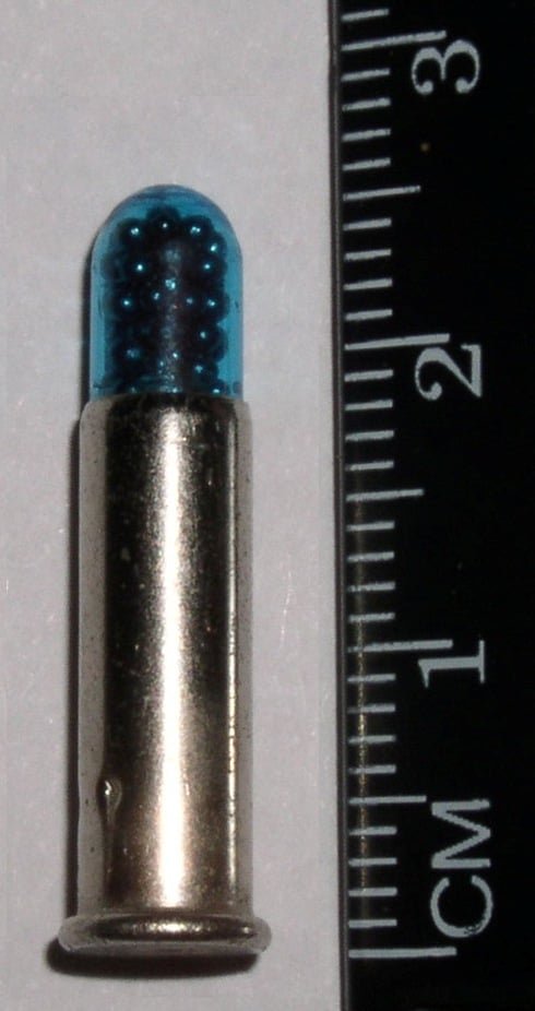 .22 snake shot with shot capsule