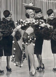 Carmen Miranda in The Gang's All Here. In 1946, she was the highest-paid actress in the United States.